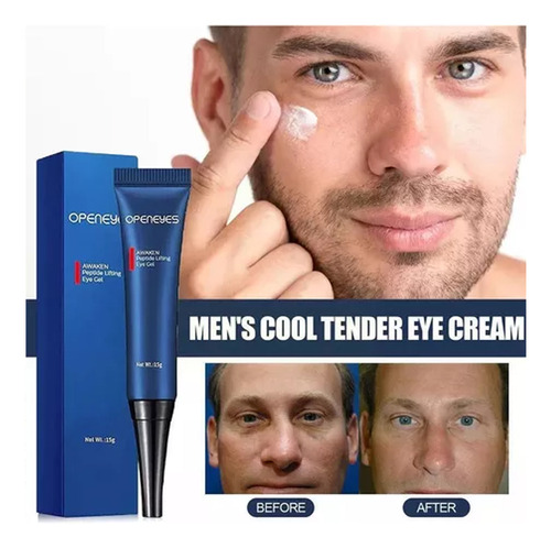 Set 5 Creme Masculino Cool Tender Reafirmante Para Ojos