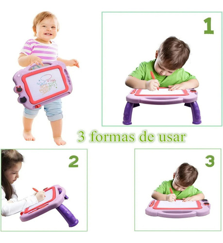 Fe Tablero De Dibujo Magnético Para Mesa Infantil