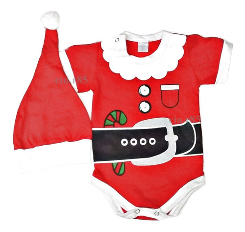 Enterito Body Papá Noel De Bebe Navidad Varios Diseños!!