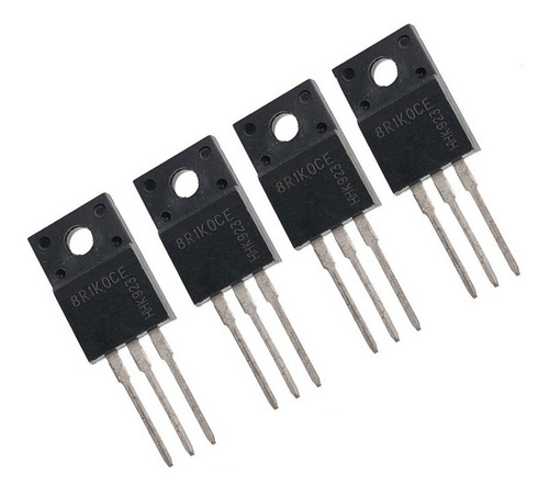 Pack 4 Transistores Mosfet 800v 8r1k0ce