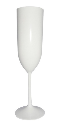 Imagem 3 de 10 de 12 Taça De Champanhe Acrílica Lisa Cristal 180ml Champagne