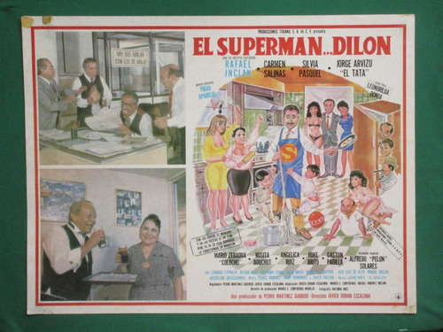 El Superman...dilon Rafael Inclan Sexy-comedia Cartel Cine 2