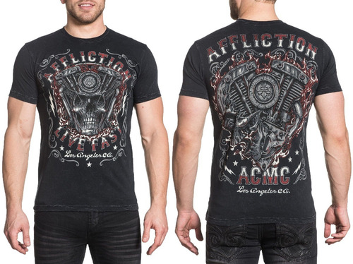 Imagen 4 de 4 de Remera Affliction Horse Power