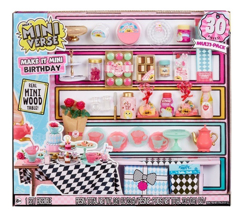 Miniverse Make It Mini Set 30 Cumpleaños Multipack