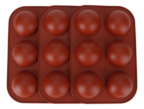Molde De Silicona Semiesférico Para Hornear Chocolate, 3 Pie