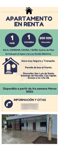 Imagen 1 de 15 de Apartamento De 1 Habitación En Renta
