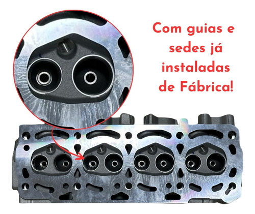 Cabeçote Completo P/ Gol Mi 1.0 8v At 1997-2001