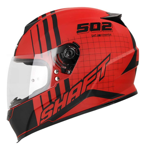 Casco Moto Integral Shaft Atom Mate Motos Bicicleta 