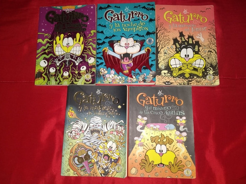 X5 Libros De Gaturro En Perfecto Estado