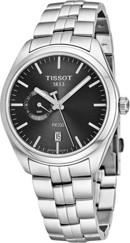 Reloj Tissot Pr 100 Dual Time Hombre T1014521106100