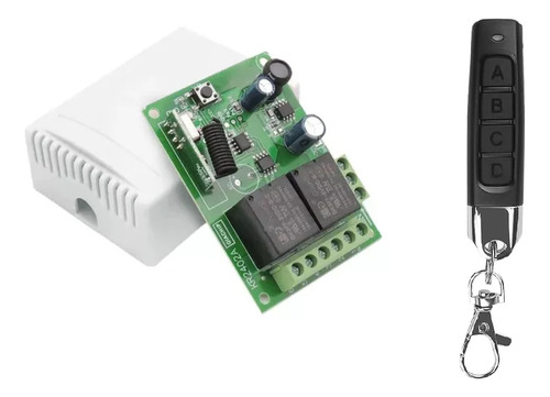 Receptor Rele Sem Fio 2 Canais + Controle Automação 5~245v