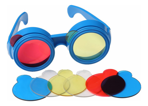 Juego De Juguetes Puzzle Para Jardín De Infantes, 3 Gafas De