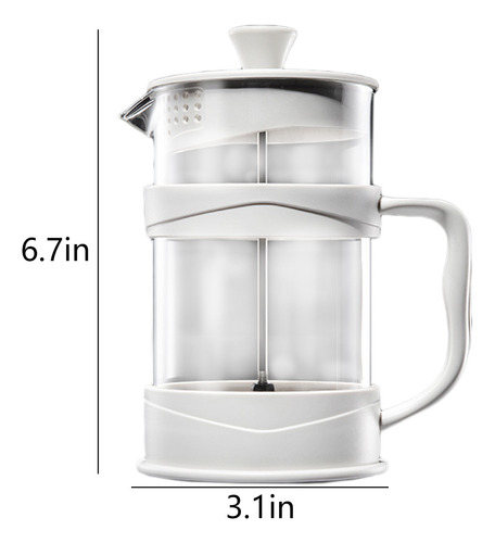 Vaso Espumador De Leche Manual Portátil Para Taza De Café Wh
