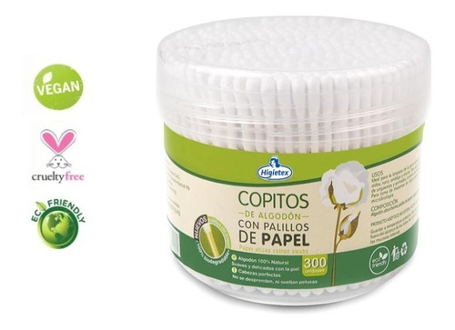 Copitos Hisopos Ecologicos X300 