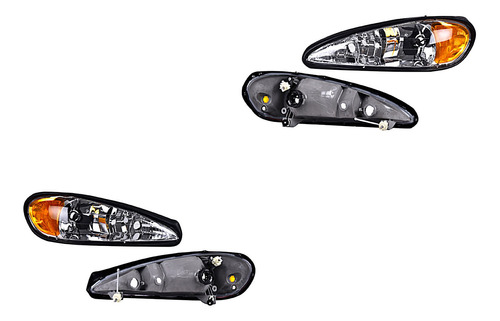 Set Faros Del Depo Pontiac Grand Am 99/05