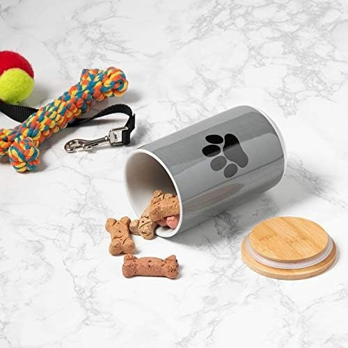 Colección De Mascotas De Cerámica Bone Dry, Recipiente, Pata