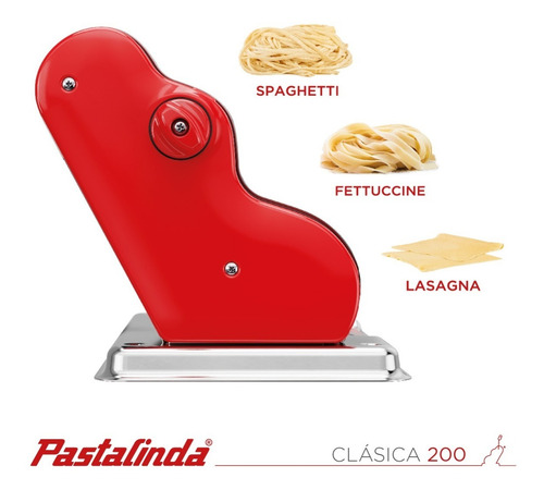 Imagen 2 de 10 de Pastalinda Máquina Clásica 200 Roja