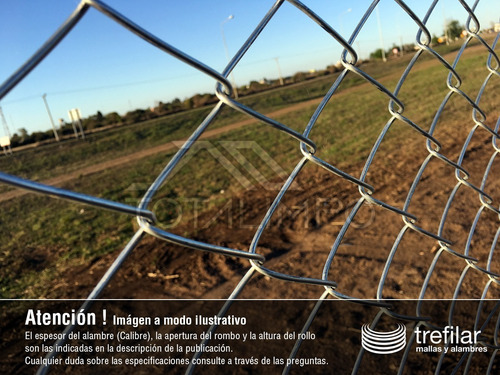 4 Rollos Alambrado Romboidal 2'' 1,00x10mts Cal 14 Cuota