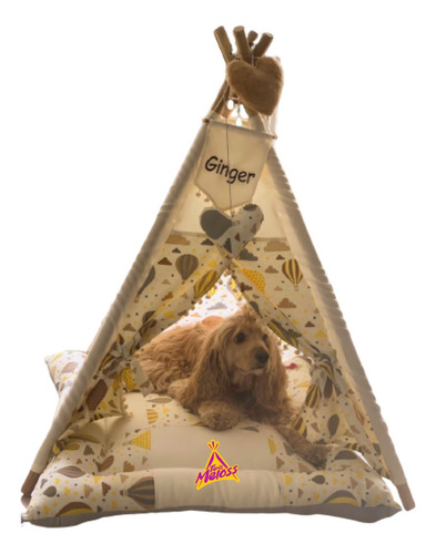 Tipi Casa Con Cama Para Mascotas Razas Medianas. Tipis Melos