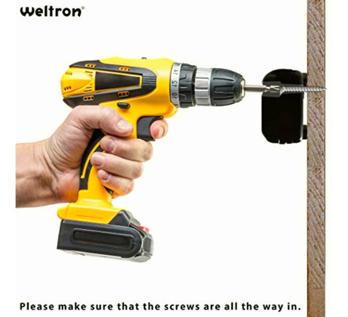 Weltron 6 Tomas De Corriente Negra Con Protector De