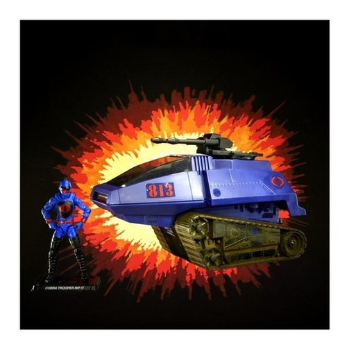 Gi Joe Figura E Veículo Retro - Tanque Cobra Hiss Iii Hasbro