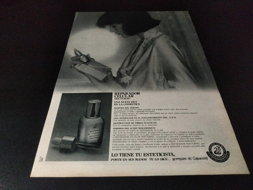 (pe045) Publicidad Clipping Reparador Germanine De Capuccini