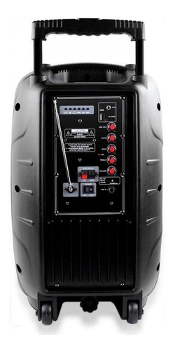 Caixa De Som Amplificadora Multilaser Trolley 150w - Sp200  