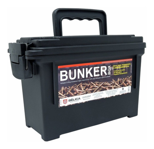 Caixa Bunker Box Belica Munições Kits Limpeza Armas Brinde