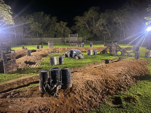 Campo De Paintball Completo Preto (Usado)