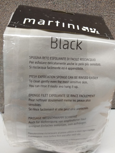 Esponja De Baño Quita Impurezas Exfolia Carbon Activado 4 Pz