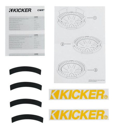 (2) Kicker 48cwr82 Compr8 8 1200w Dvc 2-ohm Car Audio S Ccc