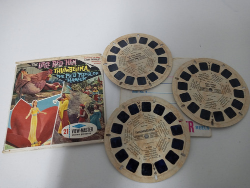 7k View Master 3 Discos Cuentos 1966