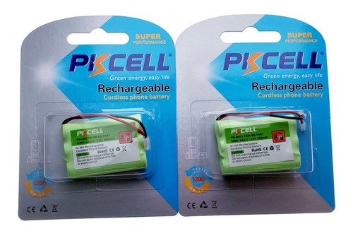 2 Pack Para Uniden Bt909 Bt1005 Bt1004 ( Suple Bt446 )