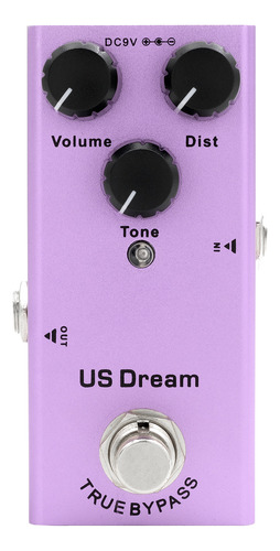 Pedal De Efectos With Dream. (morado) Us Bypass Portable Tru