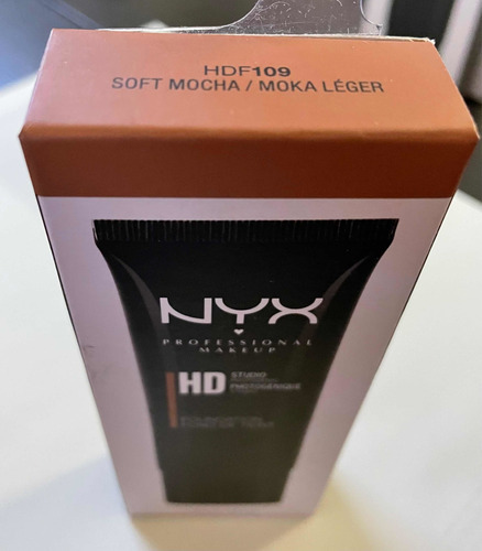 Nyx Professional Makeup Hd Fundation Tono 109 soft mocha