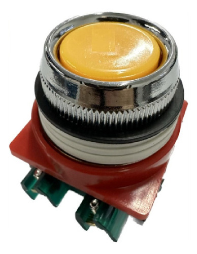 Botão De Comando Jla30-a51 Furo 30mm 1na+1nf Amarelo- Jng