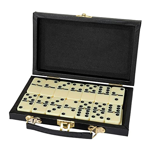 Kicko Domino Set - Premium Classic 28 Piezas Doble Seis - Du