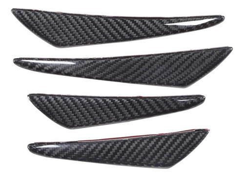 4pcs/set Universal De Fibra De Carbono Parachoques Canards L
