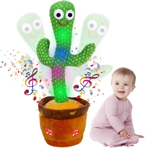 Cactus Bailarín Con Canto De Felpa Adecuado Para Niños
