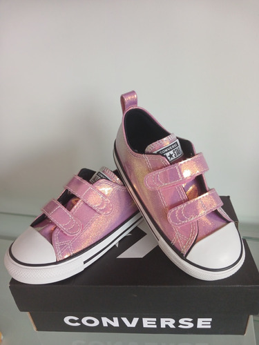 Zapatos Converse Infant Origina Talla26us/10 Rosa Brillante