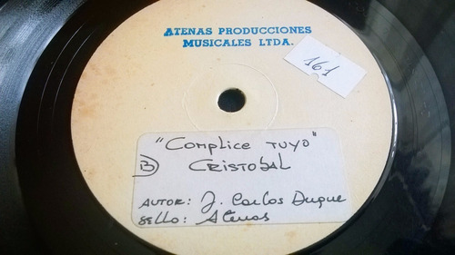 Single Cristóbal Demo - Pienso En Tí (Usado)