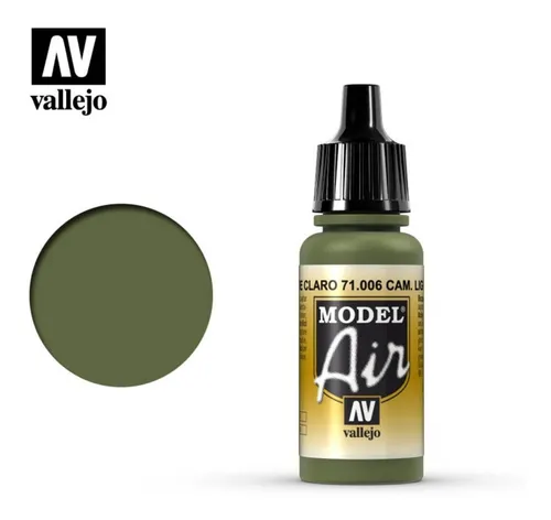 Acrilico Vallejo 71006 Model Air Verde Claro Cromo Aerografo