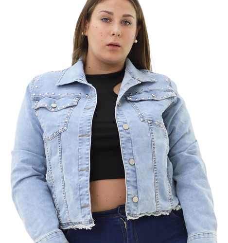 Campera Jean Mujer Talles Especiales