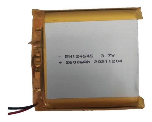 2 Pieza Pila Lipo 2600ma 3.7v Alta Calidad Garantía