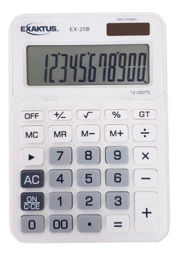 Calculadora Exaktus Ex-20b Blanco