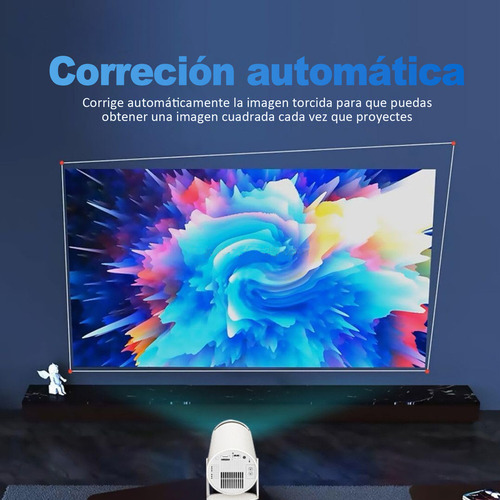 Proyector Portátil Con Consola Uhd Wifi Bluetooth + Control