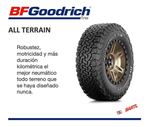Cubierta 275/65/18 Bfgoodrich All Terrain T/a Ko2