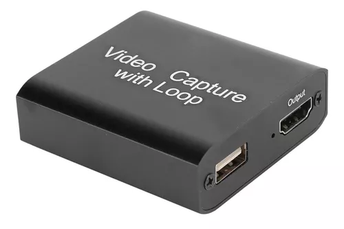 TECHVIDA Capturadora de Video USB, 4K 60HZ HDMI Video Capture