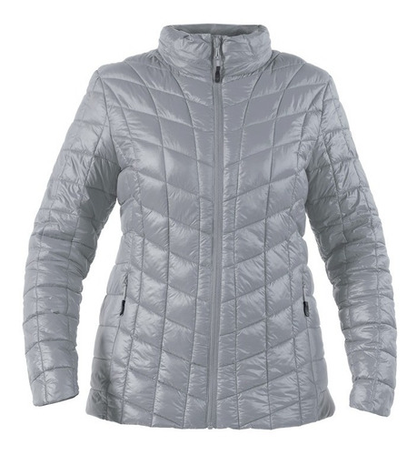 Parka Insulada Hw Traveler Mujer Light Grey Segman