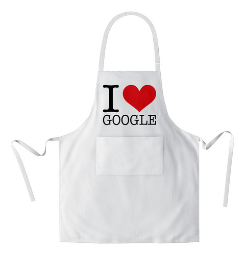 Mandil I Love Google (d0803 Boleto.store)